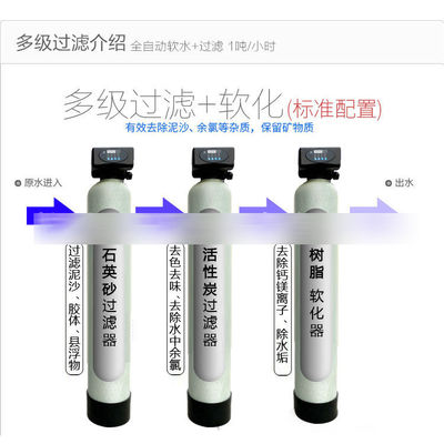 3 multimedia della fase 300m3/H filtrano il trattamento delle acque