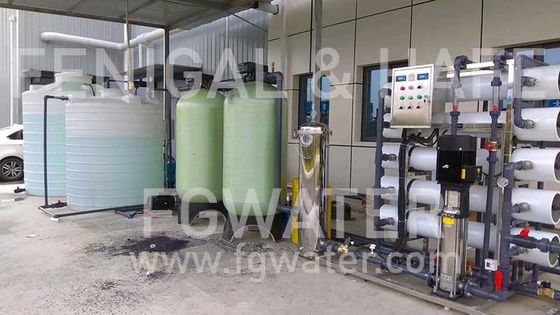 Osmosi inversa dell'acqua salmastra 8000LPH, sistema industriale di filtrazione dell'acqua