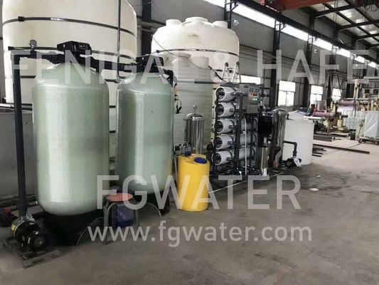 Sistema commerciale di filtrazione dell'acqua salmastra 5000LPH