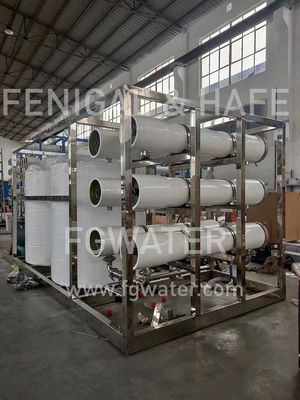 Sistemi di depurazione delle acque di osmosi inversa commerciali fluidi di progettazione 600-18000gpd