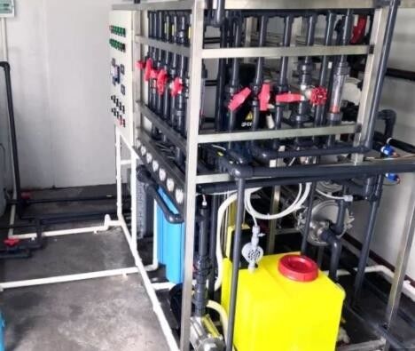 0.5-5 m3/h sistema di trattamento delle acque idriche elettro deionizzatore sistema di depurazione due fasi