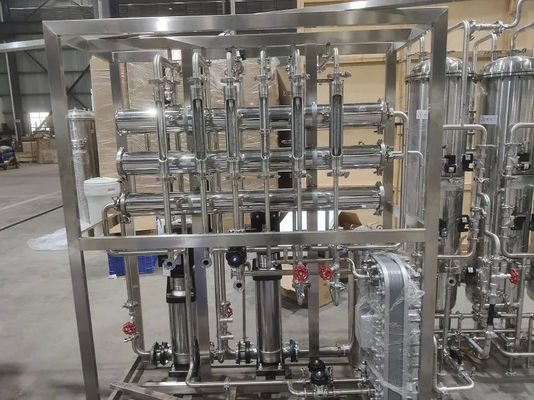 Produzione di acqua 0,25 m3/h Sistema di acqua ultrapura deionizzata EDI per laboratorio
