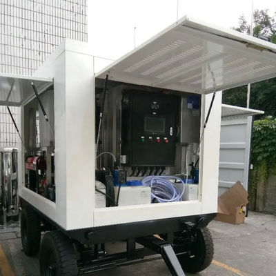 Ingegneria all'aria aperta Sistema portatile di depurazione dell'acqua su camion
