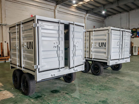 Sistema mobile di depurazione dell'acqua montato sul veicolo per il trattamento dell'acqua pura