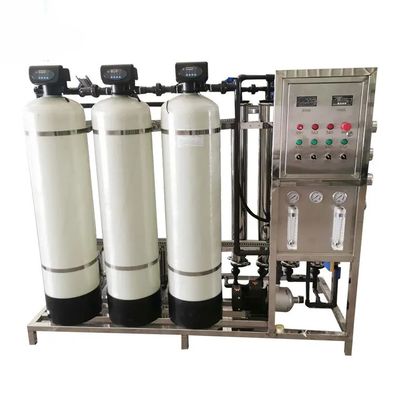 2TPH 3.0kW-380-415V 3xFRP Serbatoi Acqua salata impianto di osmosi inversa
