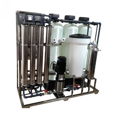 2TPH 3.0kW-380-415V 3xFRP Serbatoi Acqua salata impianto di osmosi inversa