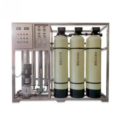 2TPH 3.0kW-380-415V 3xFRP Serbatoi Acqua salata impianto di osmosi inversa