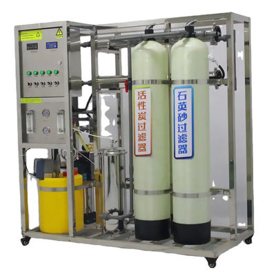 500L/H 1.7kW-380-415V 2x serbatoi di FRP Acqua salata impianto di osmosi inversa
