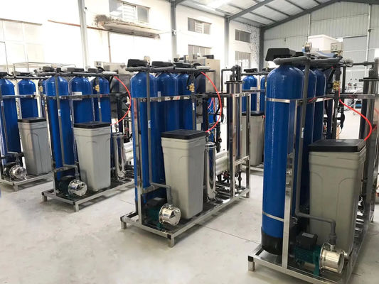 1.5TPH 3.0kW-380-415V 3xFRP Serbatoi Acqua salata impianto di osmosi inversa