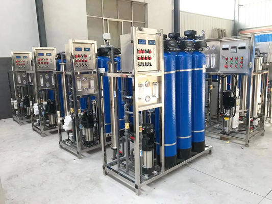 1.5TPH 3.0kW-380-415V 3xFRP Serbatoi Acqua salata impianto di osmosi inversa