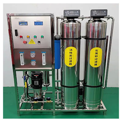 1TPH 2.1kW-380-415V 2xSS304 Serbatoi Acqua salata impianto di osmosi inversa