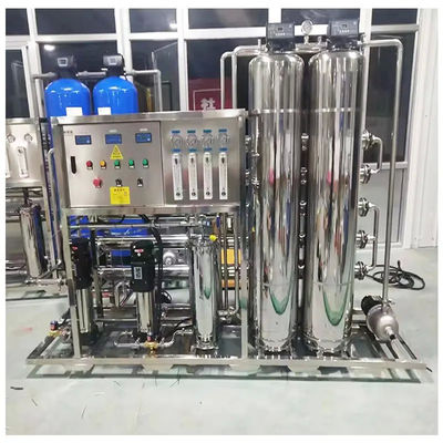 1TPH 2.1kW-380-415V 2xSS304 Serbatoi Acqua salata impianto di osmosi inversa