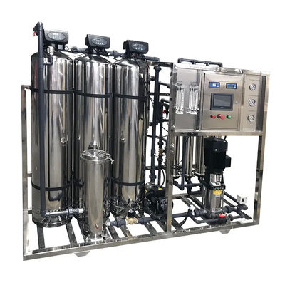 1TPH 2.1kW-380-415V 3xSS304 Serbatoi Acqua salata impianto di osmosi inversa