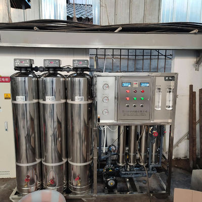 1TPH 2.1kW-380-415V 3xSS304 Serbatoi Acqua salata impianto di osmosi inversa