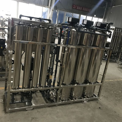 1TPH 2.1kW-380-415V 3xSS304 Serbatoi Acqua salata impianto di osmosi inversa