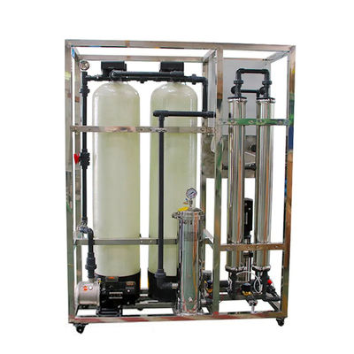 3TPH 5.5kW-380-415V 2xFRP Serbatoi Acqua salata impianto di osmosi inversa