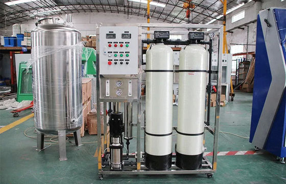 3TPH 5.5kW-380-415V 2xFRP Serbatoi Acqua salata impianto di osmosi inversa