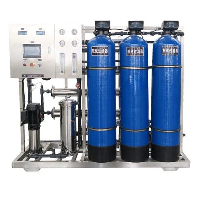 3TPH 5.5kW-380-415V 3xFRP Serbatoi Acqua salata impianto di osmosi inversa