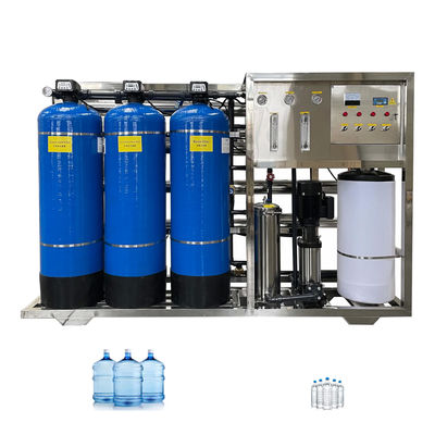 3TPH 5.5kW-380-415V 3xFRP Serbatoi Acqua salata impianto di osmosi inversa