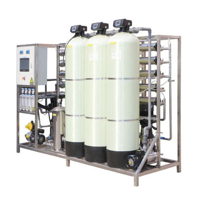 4TPH 5.5kW-380-415V 3xFRP Serbatoi Acqua salata impianto di osmosi inversa