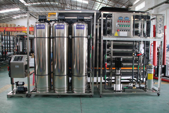 3TPH 5.5kW-380-415V 3xSS304 Serbatoi Acqua salata impianto di osmosi inversa