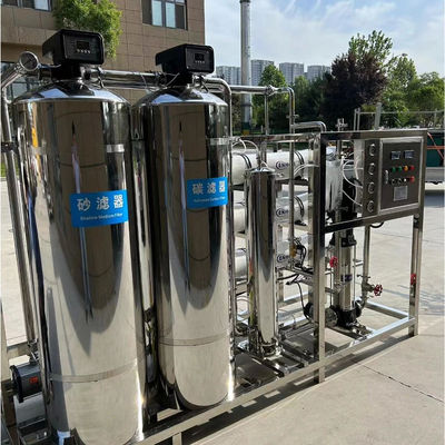 4TPH 5.5kW-380-415V 2xSS304 Serbatoi Acqua salata impianto di osmosi inversa