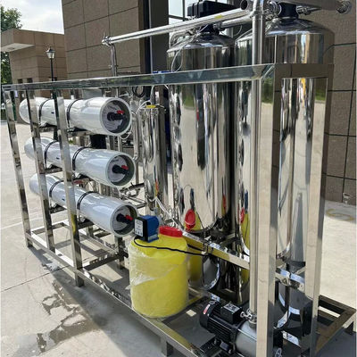 4TPH 5.5kW-380-415V 2xSS304 Serbatoi Acqua salata impianto di osmosi inversa