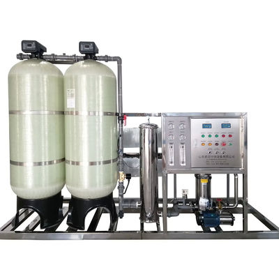 4TPH 5.5kW-380-415V 2xFRP Serbatoi Acqua salata impianto di osmosi inversa