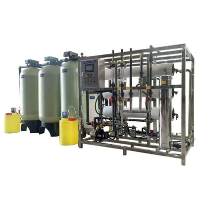 5TPH 7.4kW-380-415V 3xFRP Serbatoi Acqua salata impianto di osmosi inversa