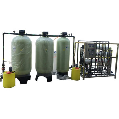 5TPH 7.4kW-380-415V 3xFRP Serbatoi Acqua salata impianto di osmosi inversa