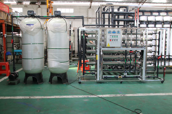 5TPH 7.4kW-380-415V 2xFRP Serbatoi Acqua salata impianto di osmosi inversa
