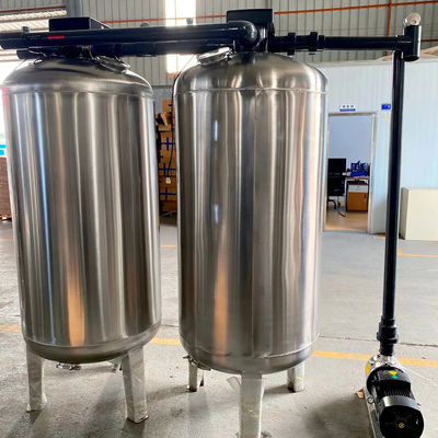 6TPH 7.9kW-380-415V 2xSS304 Serbatoi Acqua salata impianto di osmosi inversa