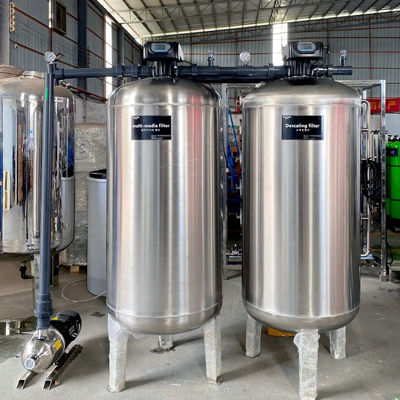 6TPH 7.9kW-380-415V 2xSS304 Serbatoi Acqua salata impianto di osmosi inversa
