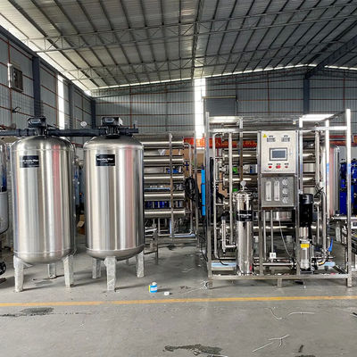 6TPH 7.9kW-380-415V 2xSS304 Serbatoi Acqua salata impianto di osmosi inversa