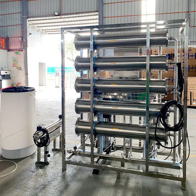 6TPH 7.9kW-380-415V 2xSS304 Serbatoi Acqua salata impianto di osmosi inversa