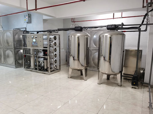 10TPH 19kW-380-415V 2xSS304 Serbatoi Acqua salata impianto di osmosi inversa