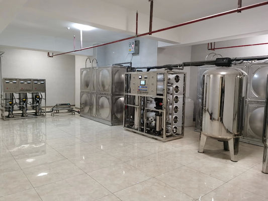 10TPH 19kW-380-415V 2xSS304 Serbatoi Acqua salata impianto di osmosi inversa