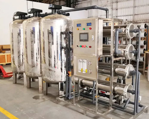 6TPH 7.9kW-380-415V 3xSS304 Serbatoi Acqua salata impianto di osmosi inversa