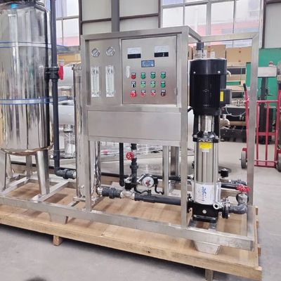 10TPH 19kW-380-415V 2xFRP Serbatoi Acqua salata impianto di osmosi inversa
