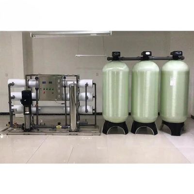 8TPH 14kW-380-415V 3xFRP Serbatoi Acqua salata impianto di osmosi inversa