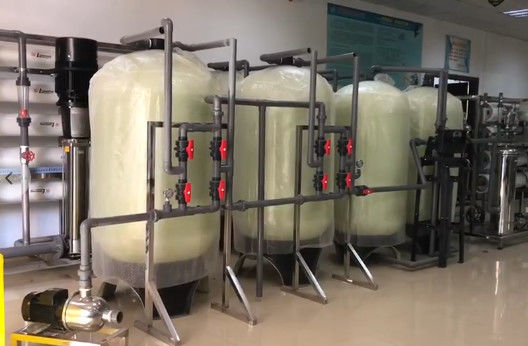 8TPH 14kW-380-415V 3xFRP Serbatoi Acqua salata impianto di osmosi inversa