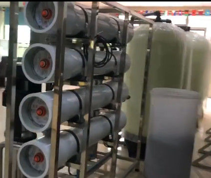 8TPH 14kW-380-415V 3xFRP Serbatoi Acqua salata impianto di osmosi inversa