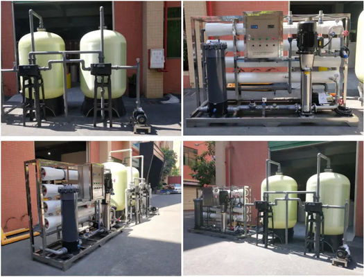 10TPH 19kW-380-415V Serbatoi di FRP Acqua salata impianto di osmosi inversa