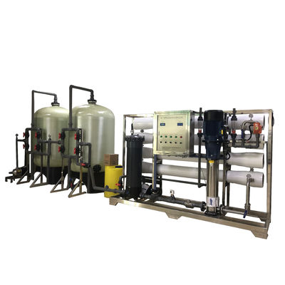 10TPH 19kW-380-415V Serbatoi di FRP Acqua salata impianto di osmosi inversa