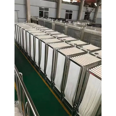 Membrane a tenda PVDF MBR idrofili per l'acquacoltura Trattamento delle acque reflue