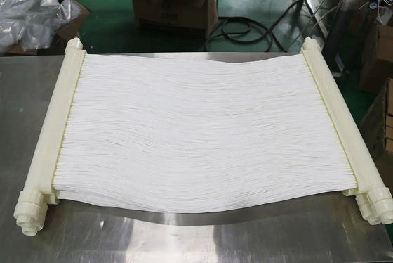MBR Membrane Moduli di tenda basati su PVDF migliorato Per la lavorazione alimentare Trattamento delle acque reflue