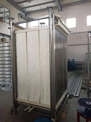MBR Membrane Moduli di tenda basati su PVDF migliorato Per la lavorazione alimentare Trattamento delle acque reflue