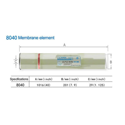 Purificazione dell'acqua Vontron 4040 8040 Membrane di osmosi inversa