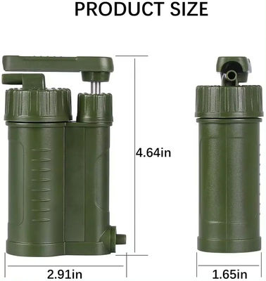 Sistema portatile di depurazione dell'acqua per campeggio