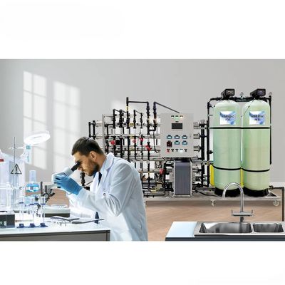 Macchina di filtraggio dell'acqua industriale 1500l/h Osmosi inversa con macchina EDI